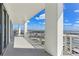 Large wrap-around balcony perfect for outdoor relaxation and entertaining with panoramic city views at 1209 E Cumberland Ave # 2802, Tampa, FL 33602