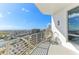 Balcony showcasing city views and a charming egg chair at 1209 E Cumberland Ave # 2802, Tampa, FL 33602