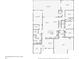 Detailed floor plan of the home's first story, showing the layout of the living spaces, bedrooms, and bathrooms at 13069 Paddock Wood Pl, Riverview, FL 33579