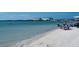 The beach offers a relaxing space for leisure and recreation at 1363 Overlea Dr, Dunedin, FL 34698
