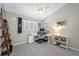 Bright office space with ceiling fan and carpet at 15702 Muirfield Dr, Odessa, FL 33556