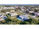 Aerial view of a home with a private backyard swimming pool at 184 Garden Nw Ave, Port Charlotte, FL 33952