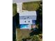 Aerial view of a home featuring a private backyard swimming pool and patio area at 184 Garden Nw Ave, Port Charlotte, FL 33952