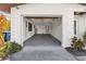 View of the spacious garage with an open layout, offering ample storage and parking at 200 S Bayshore Blvd, Clearwater, FL 33759