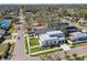 Neighborhood aerial showcasing modern two-story home with a two-car garage and landscaping at 4501 24Th S Ave, St Petersburg, FL 33711
