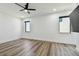 A bright bedroom features modern flooring and minimalist decor at 4501 24Th S Ave, St Petersburg, FL 33711