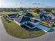 An aerial view of the home's location within a quiet neighborhood at 5433 Chestnut Ridge Rd, Dade City, FL 33523