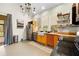 Bright kitchen with a farmhouse sink, stainless steel appliances, and butcher block counters at 13381 Glory Ln, Brooksville, FL 34614