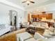 Comfortable living room with kitchen and dining areas at 13422 Niti Dr, Hudson, FL 34669