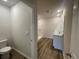 Bathroom features dual sinks, and a separate shower at 17048 James Trl, Parrish, FL 34219