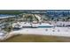 Aerial view of the Sunset Grill on the beach, with clear blue skies in the background at 2630 Yellow Sundial Loop, Ruskin, FL 33570