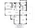 Detailed floor plan of this house showing layout of rooms, including square footage and room dimensions at 345 12Th N Ave, Safety Harbor, FL 34695