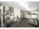 Community gym with various workout machines for cardio and strength training at 700 Island Way # 404, Clearwater Beach, FL 33767