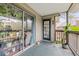 Enclosed patio with sliding glass doors providing plenty of light and views at 9100 Dr Martin Luther King Jr N St # 1508, St Petersburg, FL 33702