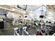 Exercise facility with multiple exercise machines closed off by caution tape at 1504 Valley Forge Blvd, Sun City Center, FL 33573