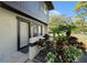 Inviting front entrance with well-maintained landscaping around the door at 2934 Lichen Ln # C, Clearwater, FL 33760