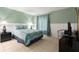 Inviting bedroom with cozy blue bedding and tiled floors at 3600 42Nd S St # 52B, St Petersburg, FL 33711