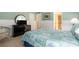 Relaxing bedroom with a comfortable bed and stylish decor at 3600 42Nd S St # 52B, St Petersburg, FL 33711