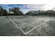 Beautifully maintained tennis court with shaded pavilions for relaxing between matches on a sunny day at 36750 Us Highway 19 N # 6-214, Palm Harbor, FL 34684