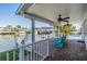 Relaxing patio with water access at 4383 Biscayne Dr, Hernando Beach, FL 34607