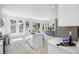 Bright kitchen with large island, stainless steel appliances, and an open concept layout at 7125 6Th N Ave, St Petersburg, FL 33710