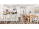 Open concept kitchen and dining area provides a view of the entryway at 17437 Haysack Ter, Lakewood Ranch, FL 34211