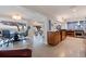 Open-concept layout blending a kitchen, dining, and living area with waterfront views at 2158 Blossom S Way, St Petersburg, FL 33712