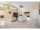 Bright living room with vaulted ceilings, neutral walls, and easy access to outdoor living at 2263 Citrus Ct, Clearwater, FL 33763