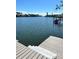 Waterfront view featuring boat dock and stunning views of the water and skyline at 2300 S Shore Se Dr, St Petersburg, FL 33705