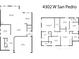 Detailed floor plan of the home, showcasing the layout of each room at 4302 W San Pedro St, Tampa, FL 33629