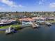 Waterfront home boasts an in-ground pool, private dock, and quick access to open waters with seawall at 4901 Lansing St Ne, St Petersburg, FL 33703