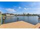 Dock overlooking waterfront homes at 4901 Lansing St Ne, St Petersburg, FL 33703