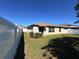 Well maintained backyard with privacy fence and green grass at 4908 Wild Senna Blvd, Tampa, FL 33619