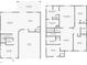 Detailed floor plan showcasing layout with dimensions of the living spaces, bedrooms, and other key areas at 607 N Sterling Ave, Tampa, FL 33609