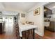 Eat in Kitchen Area featuring room for 6, and easy access to laundry and outside pool at 102 23Rd St, Belleair Beach, FL 33786