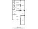 Floor plan of the home including the living room, kitchen, bedrooms, bathrooms, and garage at 10467 Larchmont N Pl, Pinellas Park, FL 33782