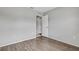 Empty bedroom with wood flooring ready for customization at 105 Lotus Cir, Safety Harbor, FL 34695