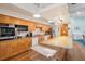 Full community kitchen with stainless steel appliances and granite countertops offering a modern and convenient space for entertaining at 1800 Mariner Dr # 9, Tarpon Springs, FL 34689