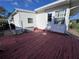 Inviting outdoor space with a wooden deck, offering relaxation and entertainment possibilities at the residence at 2331 Belleair Rd # 527, Clearwater, FL 33764