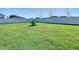 Expansive backyard space with a well-maintained lawn and privacy fence at 35524 Quartz Lake Dr, Zephyrhills, FL 33541
