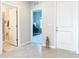 Hallway view leading to a bedroom and bathroom at 35524 Quartz Lake Dr, Zephyrhills, FL 33541
