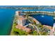 Community aerial view showcasing the meticulously maintained landscaping and amenities at 6290 Bahia Del Mar Cir # 5, St Petersburg, FL 33715