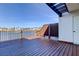 Wide plank wood deck offering expansive views of the water at 6290 Bahia Del Mar Cir # 5, St Petersburg, FL 33715