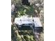 Aerial view of the property showcasing the home and backyard at 7043 Lang St, Brooksville, FL 34601