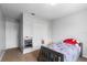 bedroom featuring gray bed frame and closet at 7210 N Manhattan # 1822, Tampa, FL 33614