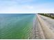 Expansive beachfront with turquoise water and sandy shores, perfect for relaxation and recreation at 2530 Sunset Dr, Largo, FL 33770