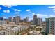 Panoramic aerial view showcasing the city skyline with modern architecture and beautiful blue skies at 400 4Th S Ave # 704, St Petersburg, FL 33701