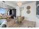 Inviting dining area featuring contemporary decor, perfect for entertaining guests and enjoying meals with a view at 400 4Th S Ave # 704, St Petersburg, FL 33701