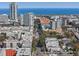 Impressive view shows the urban landscape with a focus on a scenic route and the building's position along a road at 400 4Th S Ave # 704, St Petersburg, FL 33701