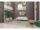 Stylish lobby with modern furnishings, greenery, and contemporary art creates a refined atmosphere at 400 4Th S Ave # 704, St Petersburg, FL 33701